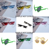 Party glasses Alien Mosaic Retro/ Funny glasses 搞笑墨镜