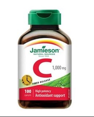 Jamieson – 長效維他命C 1000毫克 100片裝 Jamieson – Vitamin C 1,000 mg — Timed Release (100’s)