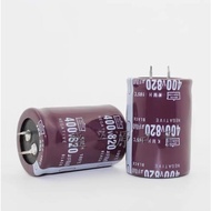 2PCS Original 400v820uf 820uf400v Niuke aluminum electrolytic capacitor 35*50