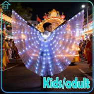 Led White Angel Wings Costume Angel Wings Dance Dancer Accessories Carnival Angel Wings Luminous