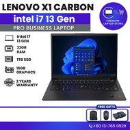 Lenovo ThinkPad X1 Carbon Gen 11 Business Laptop | Core i7 13th Gen | 32GB RAM 1TB SSD | 14" Display