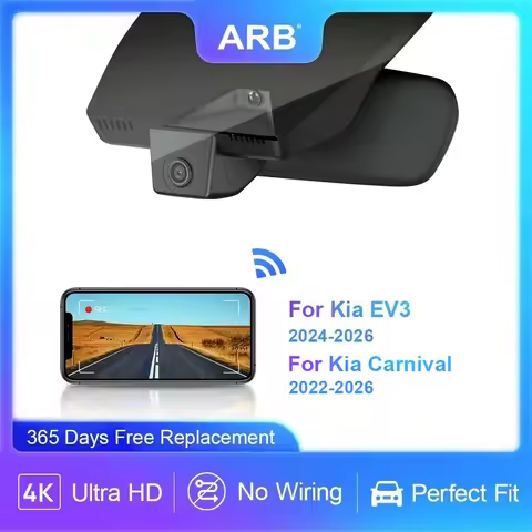 4K Black Box for Kia EV3 2024 2025 2026 LHD RHD, for Kia Carnival 2022-2026, ARB Dash Camera WIFI AP