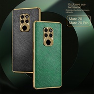 YYN Case For Huawei Mate 20 pro Mate20 casing Fashion Electroplated skin texture Shockproof Phone Case cover