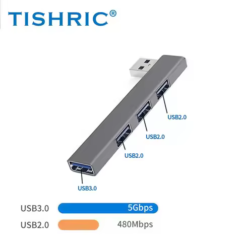 TISHRIC USB Hub 3.0 USB C Hub Multiple Port Type c Adapter Docking Station Usb splitter Multi Port O