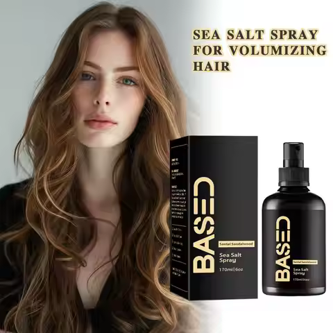 BASED Sea Salt Spray for Hair Volume & Texture 170ml Santal Sandalwood Natural Matte Finish Hair Sty