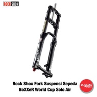 Unik Rock Shox Fork Suspensi Sepeda BoXXeR World Cup Solo Air Diskon