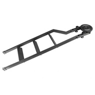 Universal tailgate rotary ladder suitable for pickup truck car rear door ladder tailgate folding lad