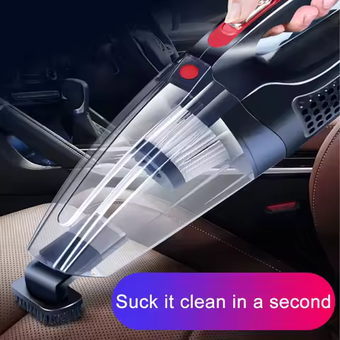 120W Mini Car Vacuum Cleaner 5000Pa 28000min Handheld Wireless Charging Model High Power Small Car H