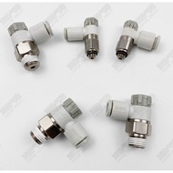 SMC Pneumatic Joint/Speed Regulating Valve AS1201F AS3201F AS4201F AS2211F AS1211F-M5-06A/AS2201F-02