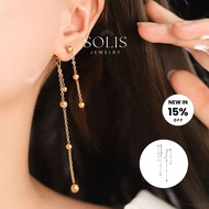 Tassel Beads Ear Jacket Earrings • Waterproof Non-Tarnish  For Women ER456 Stainless Steel