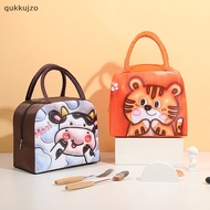 qukkujzo 3D Cartoon Lunch Bag Insulated Thermal Food Portable Lunch Box Functional Food Picnic Lunch Bags For Women Kids A
