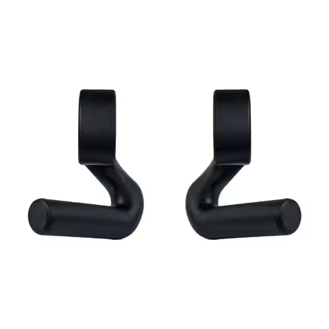 1 Pair Hook Type Fitness Grip Handle 45° Non-slip Gym Sport Handle Easy To Grip Professional Weightl