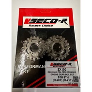 VSECO-R RR150/ZX150/KR150 RACING GEAR BOX 5TH 20T,6TH 21T HIGH SPEED GEAR