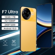[HOT] รุ่นใหม่ F7 Ultra สมาร์ท 5G ศัพท์มือถือ 7.3 หน้าจอขนาดใหญ่ความละเอียดสูง 16+1T ศัพท์มือถือ
