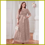 ┬ ◷ ☍ meian999  Fashion OLD ROSE DRESS COLLECTION XL wedding ninang dress formal dress plus size dr