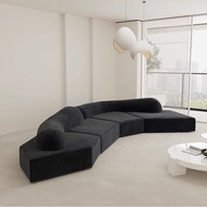 Rock Sofa Caterpillar Fabric Sofa Minimalist Internet Celebrity Designer Living Room Large Flat Module Square Sofa