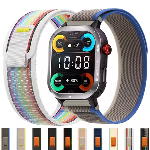 20mm 22mm Trail Loop For HAYLOU IRON NEO Sport Nylon For Haylou Solar 5/Neo/Haylou Watch 2 Pro 4 4S