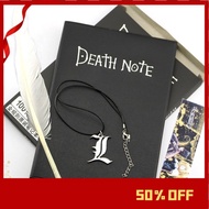Death Note Death note [With box and free brush pen, book clip] Leather cover notebook with anime mot
