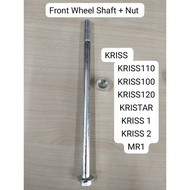 KRISS KRISS1 KRISS2 KRISS100 KRISS110 KRISS120 KRISTAR MR1 FRONT WHEEL SHAFT REAR WHEEL SHAFT SWING 