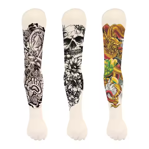 YILONG Fake Arm Simulation Soft Foldable Practice Arm Skin Tattoo Practice Silicone Arm For Tattoo B