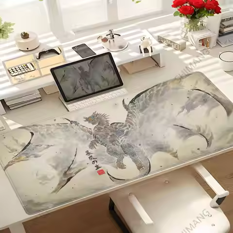 Monster Hunter Wildlands Game Mouse Pad Tapetes de Mesa Teclado, Borracha Kawaii, Tapete de Mesa Ant