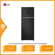LG 2 Door Fridge 493 Litre Capacity Linear Cooling™ GN-B452PQBK GNB452PQBK Peti Ais