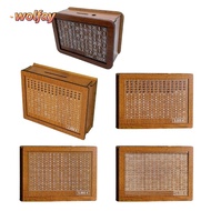 YOLANDA Piggy Bank, Wooden with Saving Money Goals Counter Money Box, Crafts Reusable Handmade Money