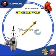 BRUSH CUTTER (BG328) : JET NEEDLE W/CLIP FOR CARBURETOR MESIN RUMPUT SPARE PART