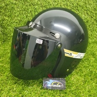 Motorcycle HELMET MS88 + KING DRAG SUNLIGHT BOGGO VISOR SMOKE BLACK CRYSTAL BLUE GOLD 2 TONE R