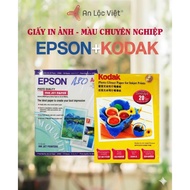 Kodak photo paper 230 gsm - EPSON A4 color paper 130 gsm
