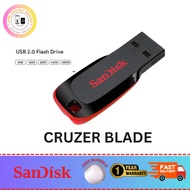 Sandisk Cruzer Blade USB Flash Drive (32GB/64GB/128GB) Pendrive Sandisk