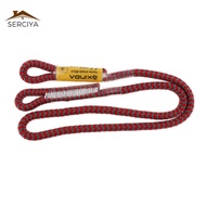 22KN Serciya 8มม. เชือก Prusik สำหรับปีนเขา Arborist Caving Ziplining 80ซม. สีฟ้า