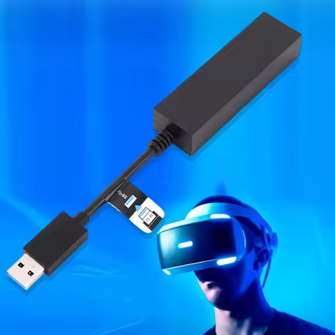 For PS4 Camera Adapter for PS5 Console Mini Camera Connector USB3.0 Converter Connecting Cable for P