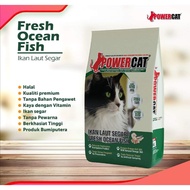 Powercat Ocean fish 1kg makanan kucing powercat 1kg ( REPACK )