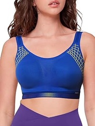 Women's Triaction Cardio Flow N01 EX Sports Bra, Illumines Blue, 36D