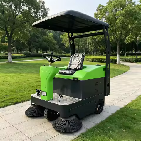 Electric Street Sweeper Dust Suppression Residential Area Sweeping Trucks Workshop Sweeping Trucks R