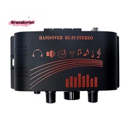 Portable Sound Amplifier AK170 Audio Power Amplifier Dual Channel HIFI Stereo with LED Light Ring