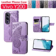 Casing For Vivo Y200 Y100 Y19s Y17s Y 200 Y 100 Y 19s Y 17s VivoY200 VivoY19s Y19 s Flower Plate Lea