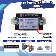 New Car Roadtax Version 2024 New Roadtax Holder Acrylic Color With Suction Cup New Size For Honda