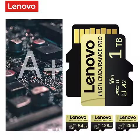 Lenovo SD Card 1TB Class 10 V60 TF Card SD Memory Card 128GB 256GB 512GB U3 High Speed TF Flash Card