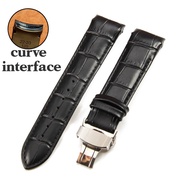 22mm 23mm 24mm Leather strap Curved End Watch band For Tissot 1853 COUTURIER T035627A T035407A T035439 Men's bracelet