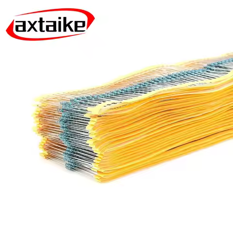 100PCS 1/4W 0R-10M 1% Metal Film Resistor 0.25W 0 2.2 10 56 68100 120 150 220 270 330 470 1K 2K2 4.7