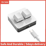 Custom Mini Keyboard 2 Key RGB Macro OSU Keypad Programmable Mechanical Keyboard for Gaming Working,