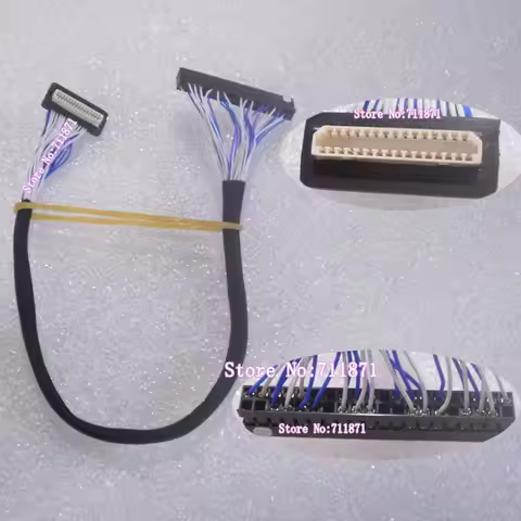 31P DF9 LVDS Screen Cable 31 Pin DF9 to 40P LVDS Screen Line 31Pin TTL LVDS Signal Line DF9 31P Conn