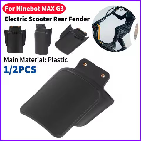Electric Scooter Rear Fender Insurance Plate Base For Ninebot MAX G3 License Reflective Shell Wear R
