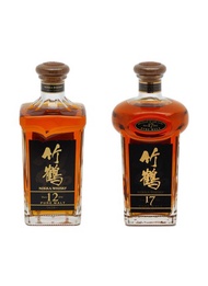 SUNTORY NIKKA PURE MALT 17 & 12 YEAR OLD WHISKY SET