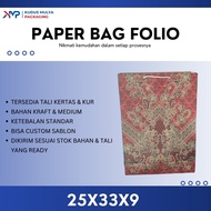 PAPER BAG SOUVENIR FOLIO / 25cm X 33cm X 9cm BATIK PAPER BAG GIFT PAPER BAG