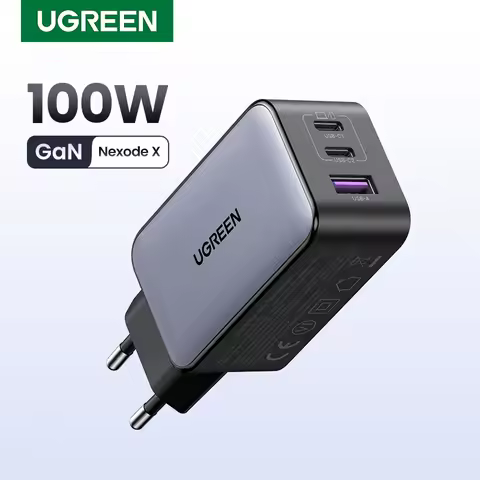 UGREEN 100W GaN Charger USB C Charger QC4.0 3.0 Quick Charge For Macbook Laptop Tablet PD Fast Charg
