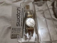 Swatch 經典 女錶 不鏽鋼伸縮錶帶/行走中 非機械錶