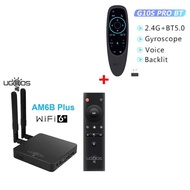 UGOOS AM6 AM6B PLUS Amlogic S922X-J 2.2Ghz Android 9.0 Smart Tv Box 4GB 32GB WIFI 6 1000M Set Top Bo